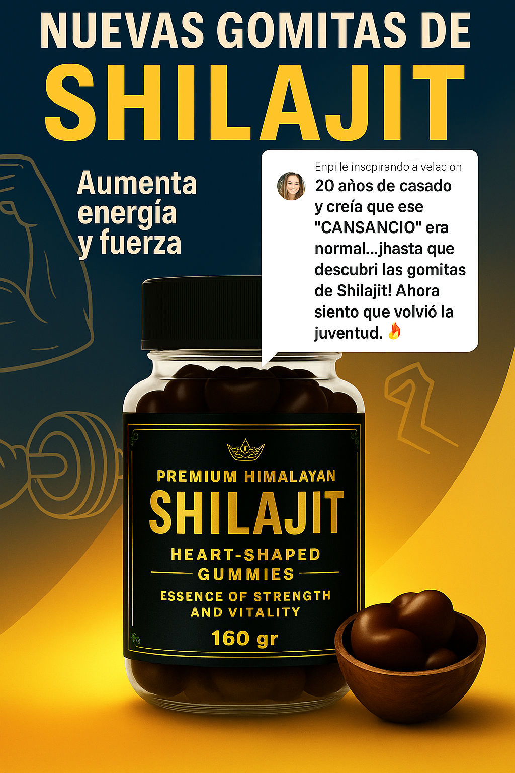 GOMITAS SHILAJIT x 160g - MEGA OFERTA
