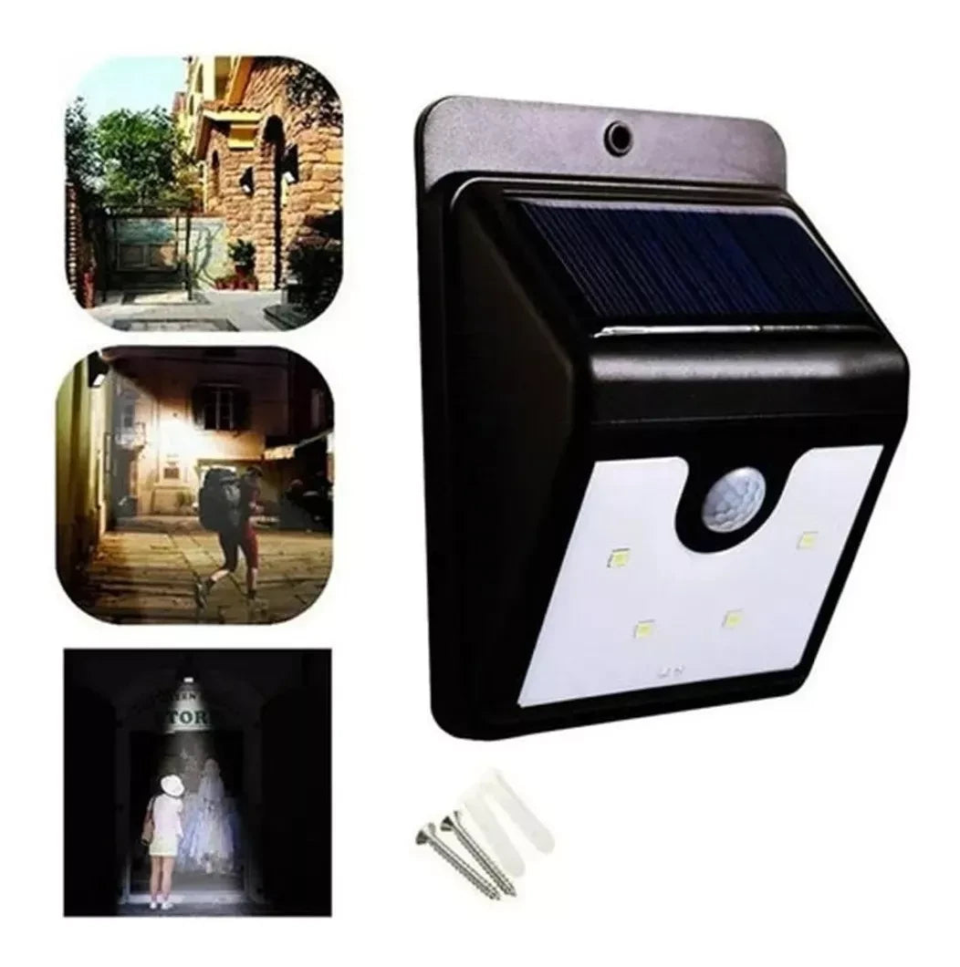 Luz LED Solar Exterior con Sensor de Movimiento