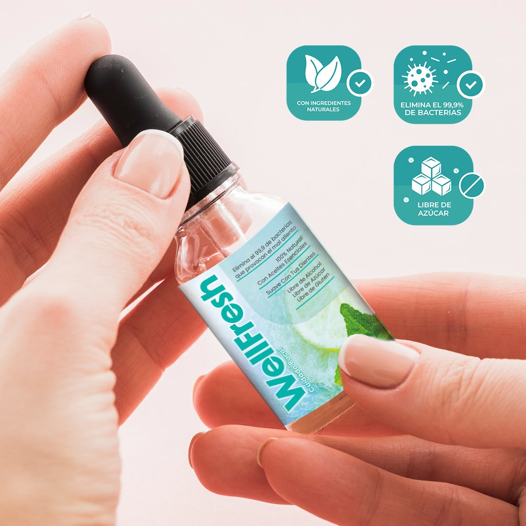 Elimina el mal aliento con Well Fresh X2 - SUPER OFERTA