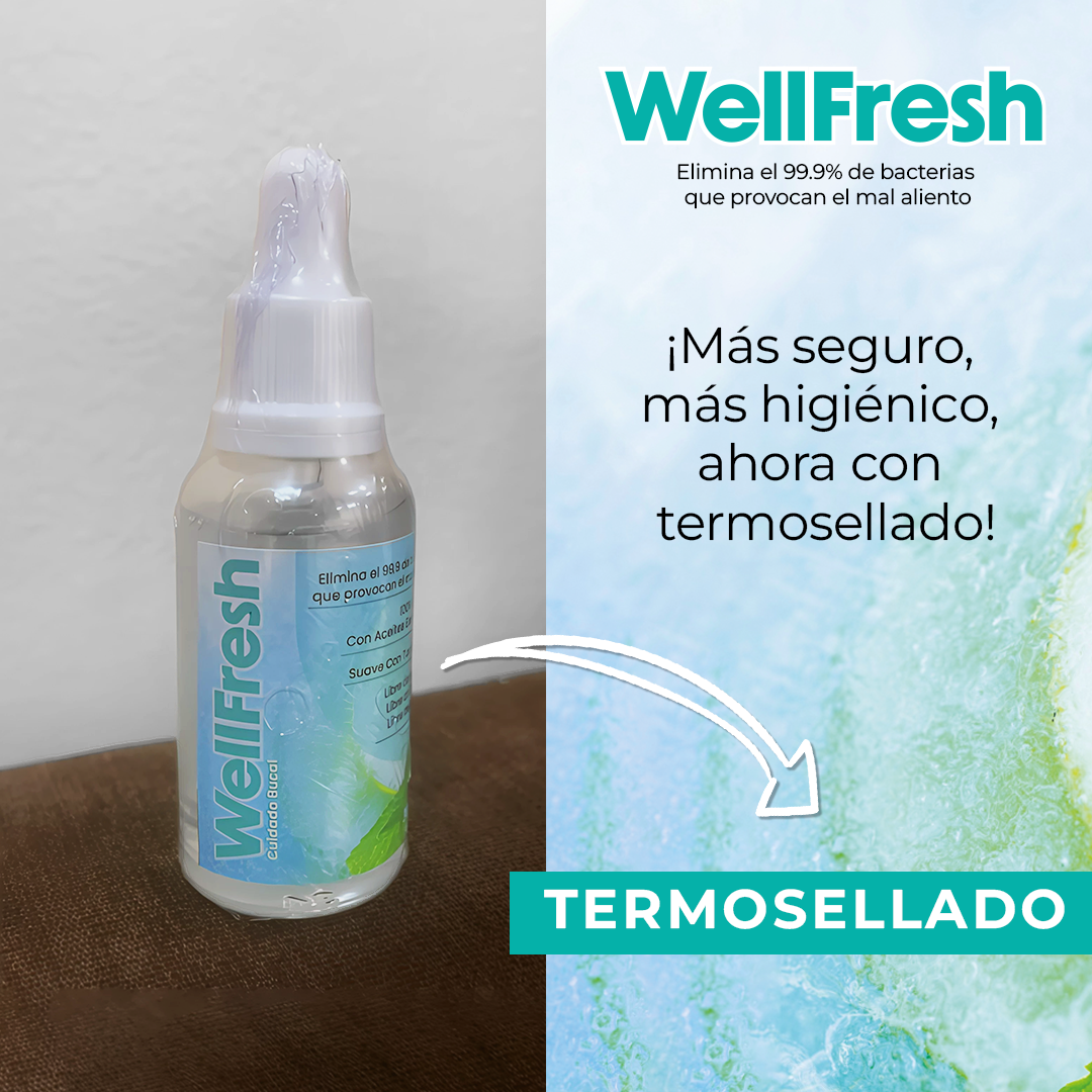Elimina el mal aliento con Well Fresh X2 - SUPER OFERTA