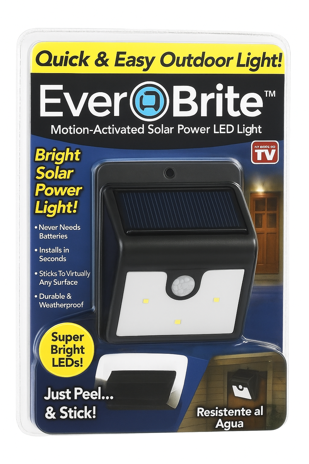 Luz LED Solar Exterior con Sensor de Movimiento