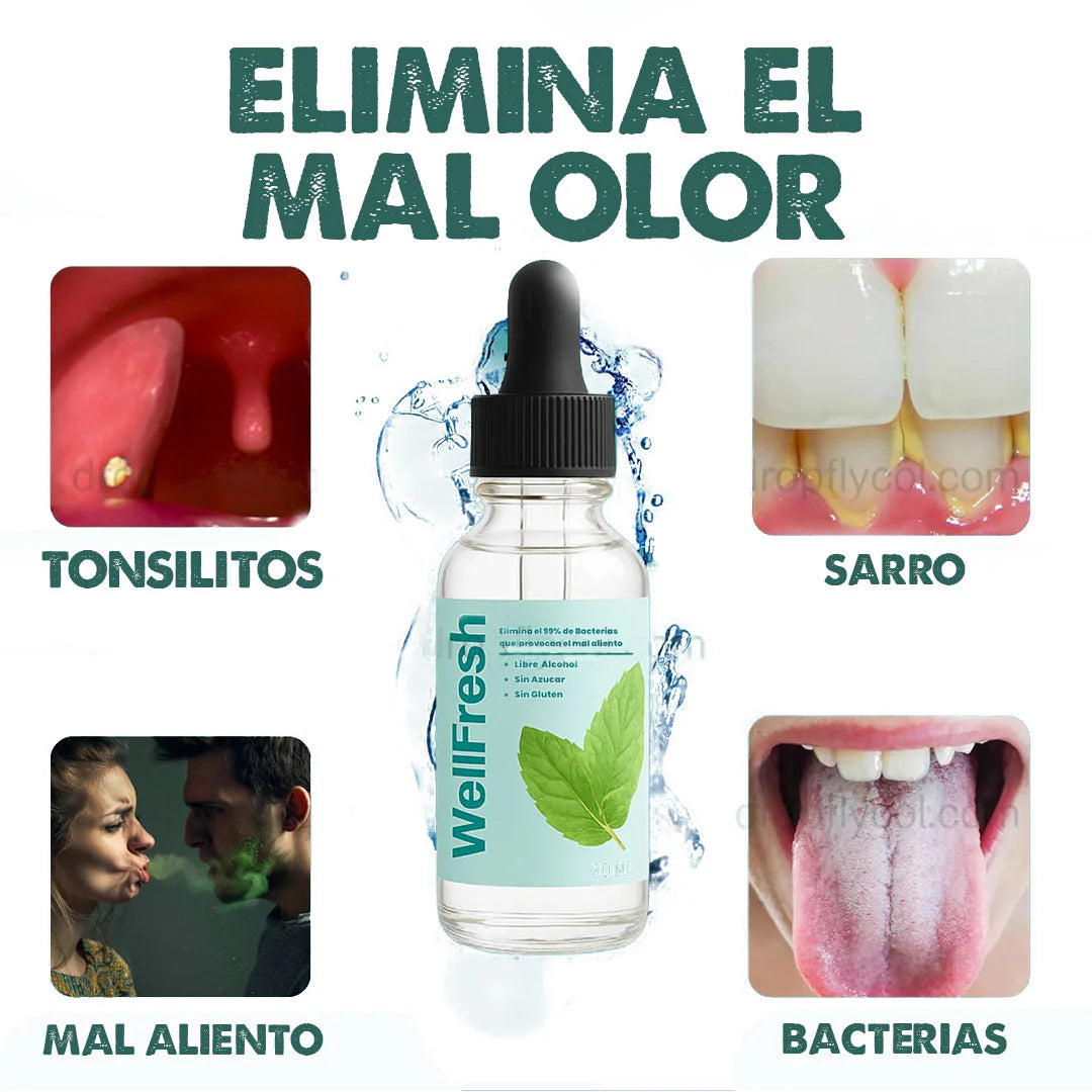Elimina el mal aliento con Well Fresh X2 - SUPER OFERTA